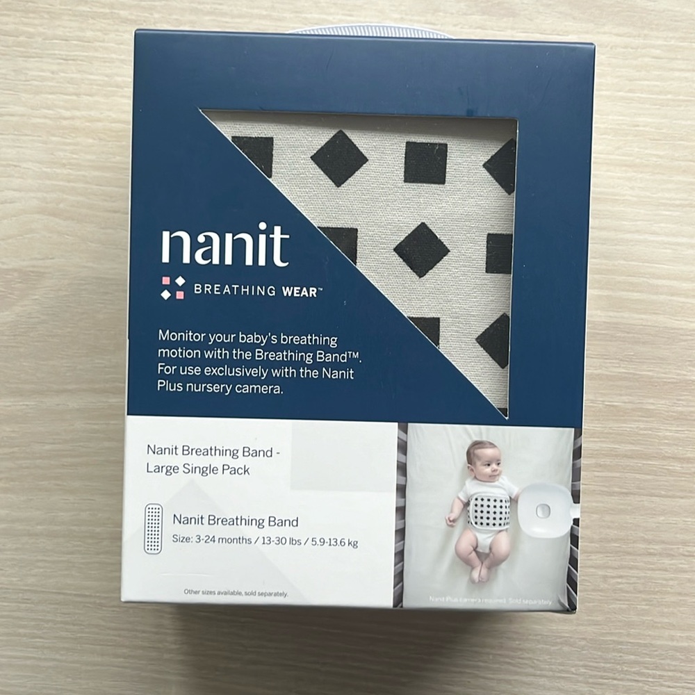 NEW Nanit Breathing Band™ in Size Large (3-24 months / 13-30 lbs / 5.9-13.6 kg)